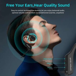 OUFUNI Bone Conduction Headphones BluetoothOpen Ear Headphones Wireless Bluetooth 2