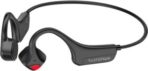 YouthWhisper Bone Conduction Headphones - Bluetooth Running Earphones Open Ear Wireless Headset